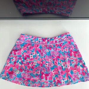 LILLY PULITZER GIRLS LUXLETIC SKORT S 4 5 UPF50